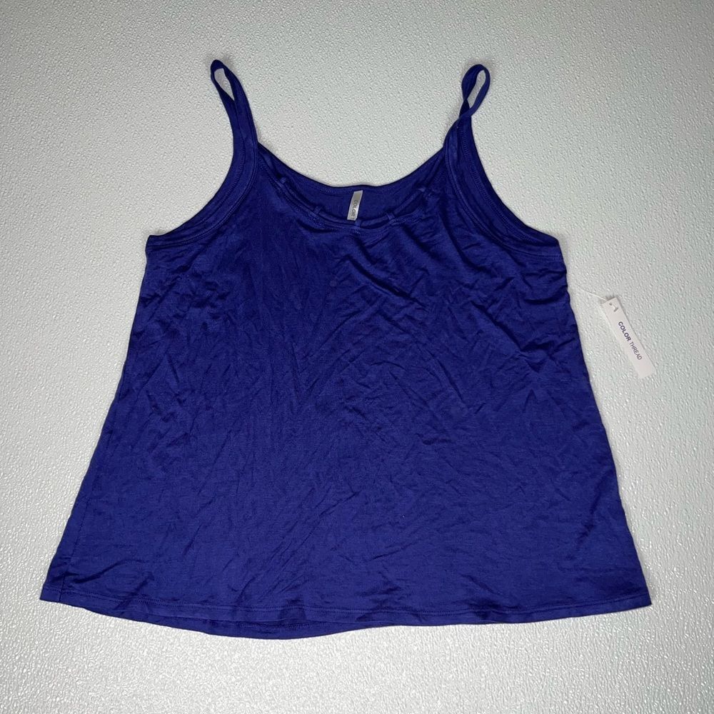 Color Thread Purple Flowy Tank Top Size Large NWT - Picture 2 of 8